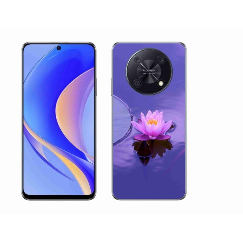 Gélový obal mmCase na mobil Huawei Nova Y90 - kvet na hladine