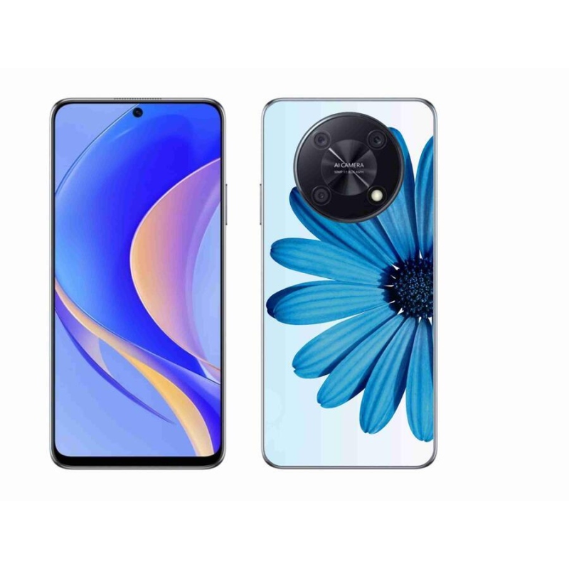 Gélový obal mmCase na mobil Huawei Nova Y90 - modrá margaréta