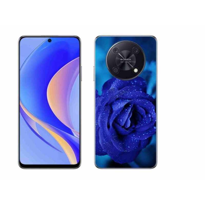 Gélový obal mmCase na mobil Huawei Nova Y90 - modrá ruža