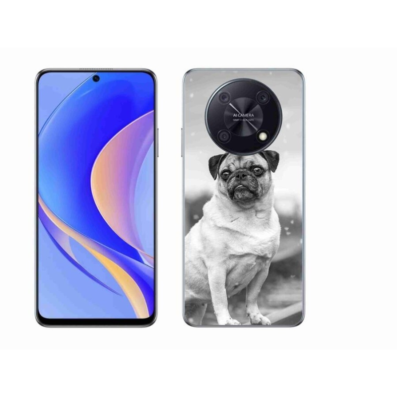 Gélový obal mmCase na mobil Huawei Nova Y90 - mops