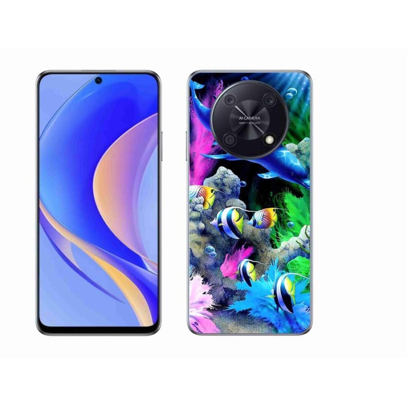 Gélový obal mmCase na mobil Huawei Nova Y90 - morský svet