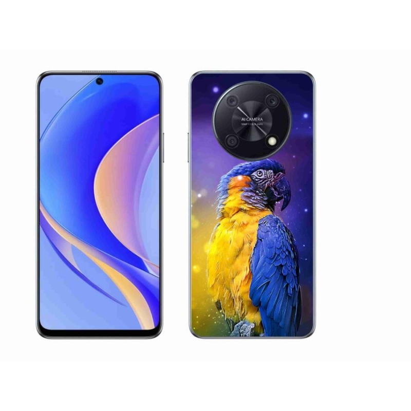 Gélový obal mmCase na mobil Huawei Nova Y90 - papagáj ara 1