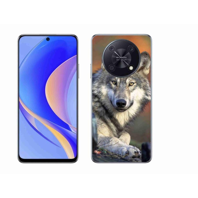 Gélový obal mmCase na mobil Huawei Nova Y90 - vlk