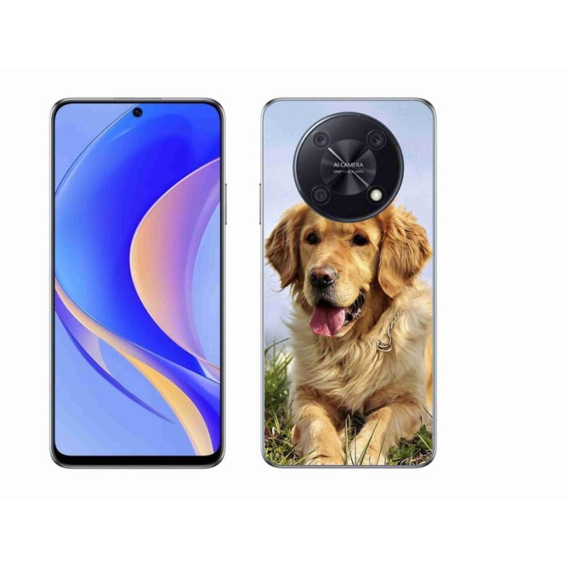 Gélový obal mmCase na mobil Huawei Nova Y90 - zlatý retriever