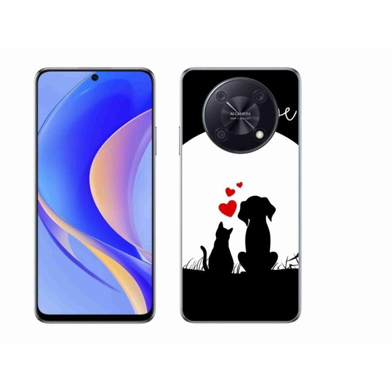 Gélový obal mmCase na mobil Huawei Nova Y90 - zvieracia láska