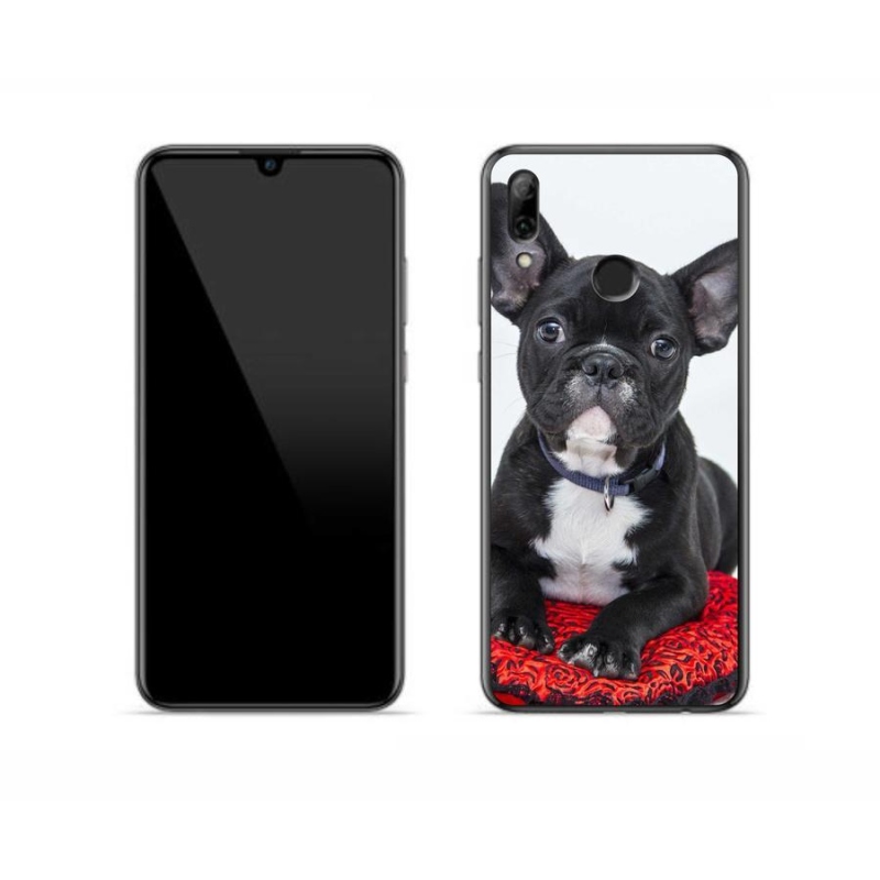 Gélový obal mmCase na mobil Huawei P Smart (2019) - buldog