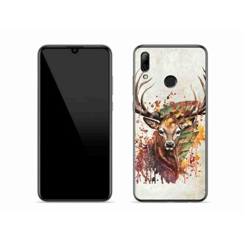 Gélový obal mmCase na mobil Huawei P Smart (2019) - jeleň 1