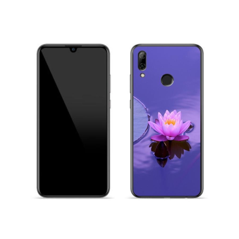 Gélový obal mmCase na mobil Huawei P Smart (2019) - kvet na hladine