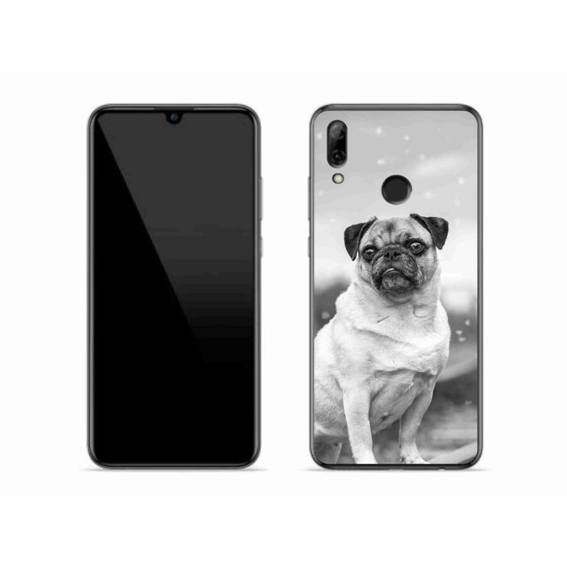 Gélový obal mmCase na mobil Huawei P Smart (2019) - mops