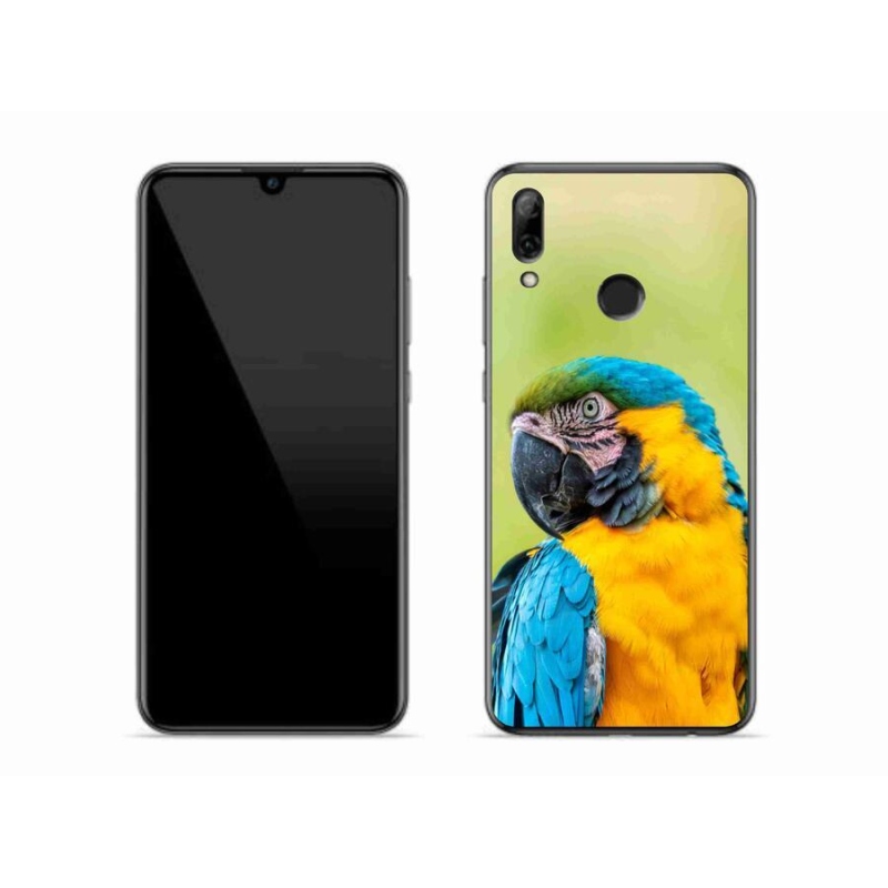 Gélový obal mmCase na mobil Huawei P Smart (2019) - papagáj ara 2