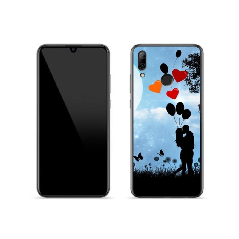 Gélový obal mmCase na mobil Huawei P Smart (2019) - zamilovaný pár