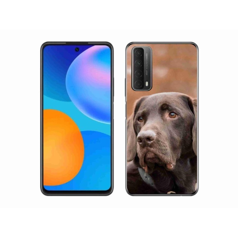 Gélový obal mmCase na mobil Huawei P Smart (2021) - hnedý labrador