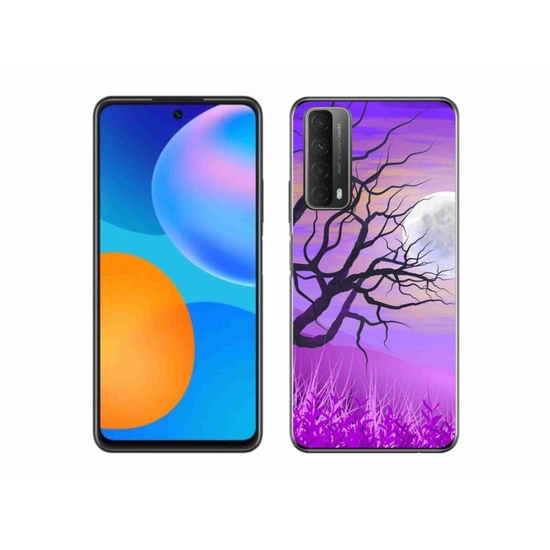 Gélový obal mmCase na mobil Huawei P Smart (2021) - kreslený opadané strom