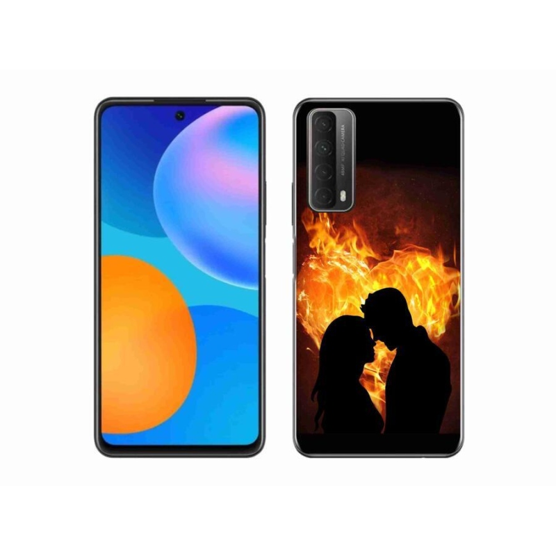 Gélový obal mmCase na mobil Huawei P Smart (2021) - ohnivá láska
