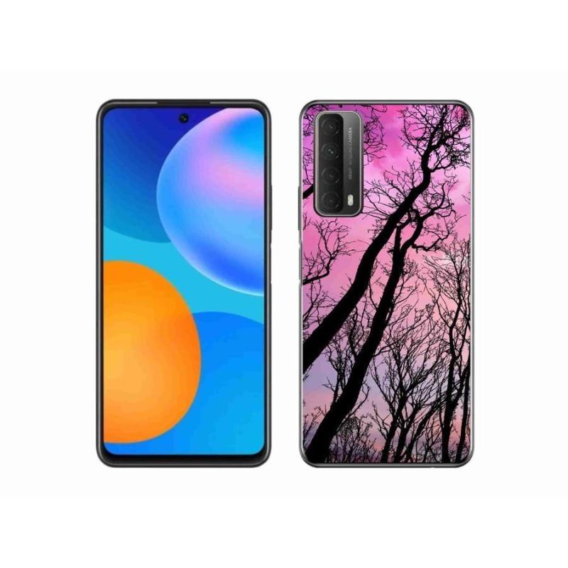 Gélový obal mmCase na mobil Huawei P Smart (2021) - opadané stromy