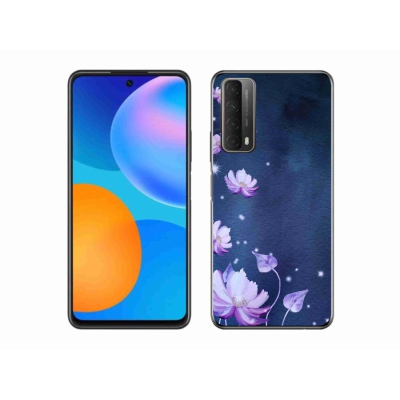 Gélový obal mmCase na mobil Huawei P Smart (2021) - padajúce kvety