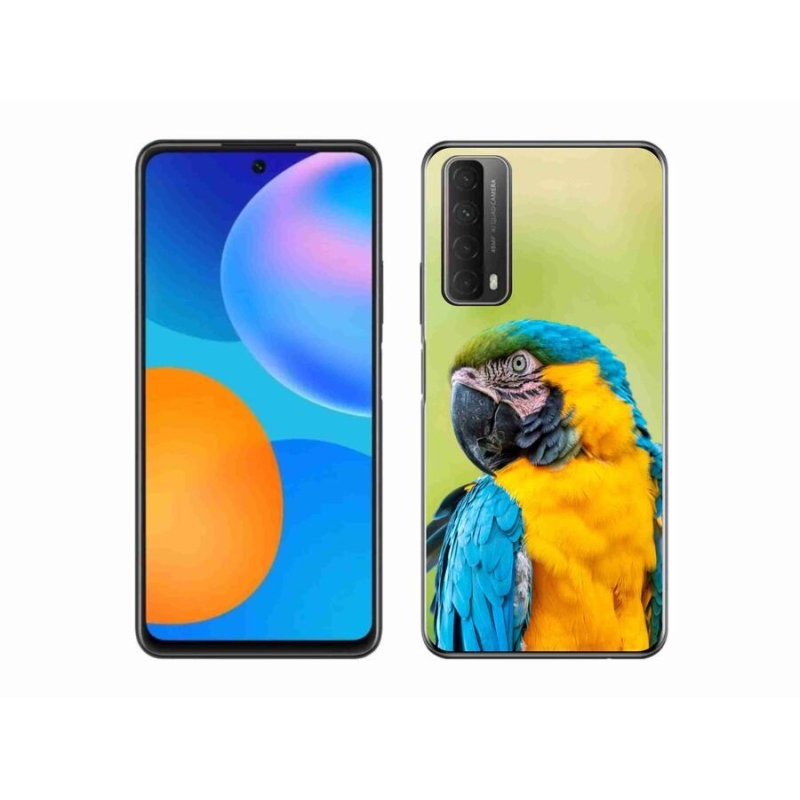 Gélový obal mmCase na mobil Huawei P Smart (2021) - papagáj ara 2