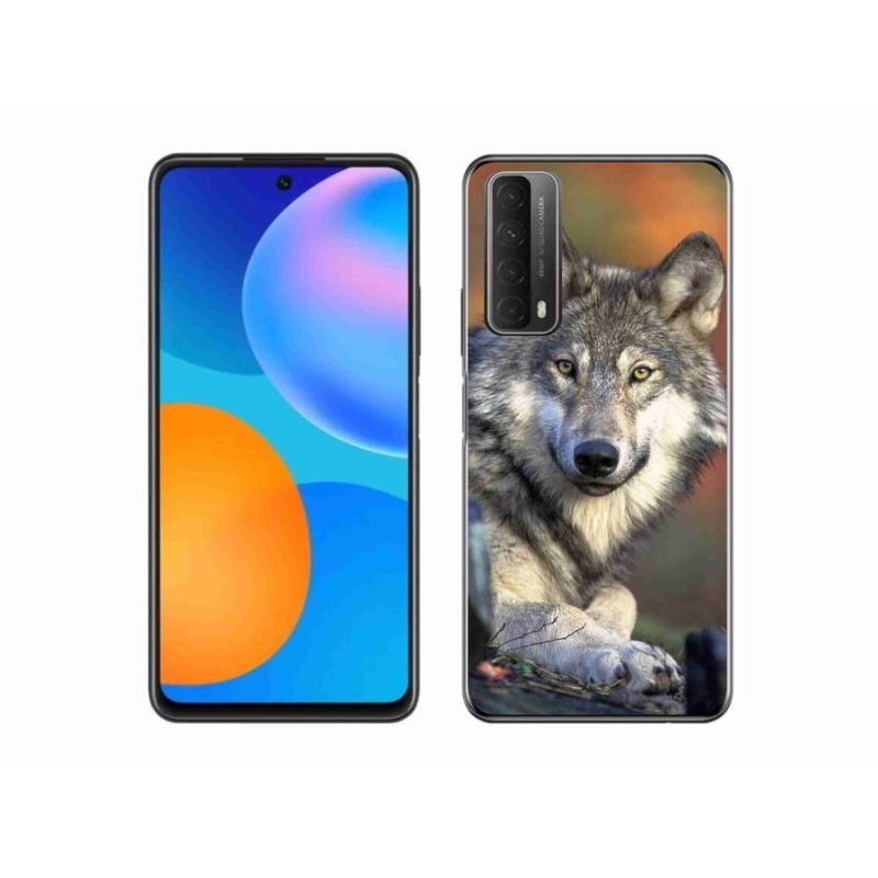 Gélový obal mmCase na mobil Huawei P Smart (2021) - vlk