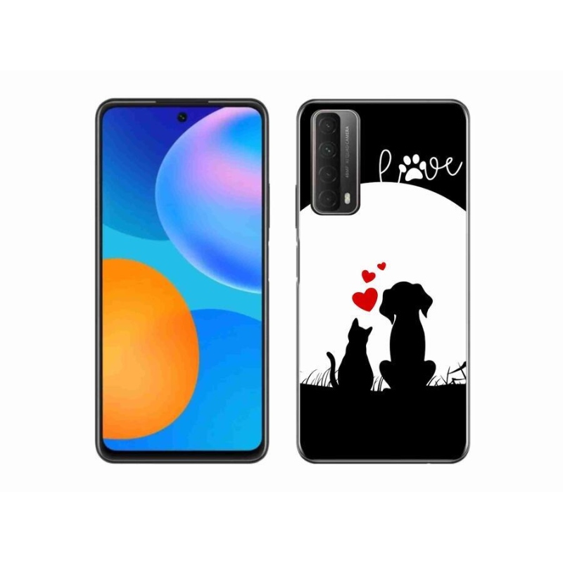 Gélový obal mmCase na mobil Huawei P Smart (2021) - zvieracie láska