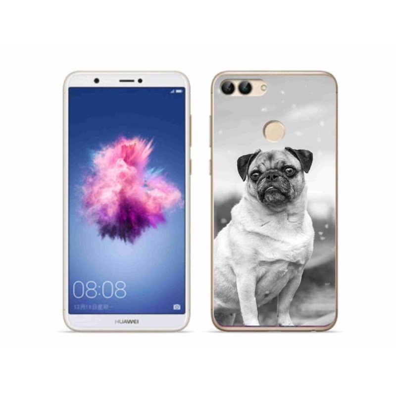 Gélový obal mmCase na mobil Huawei P Smart - mops