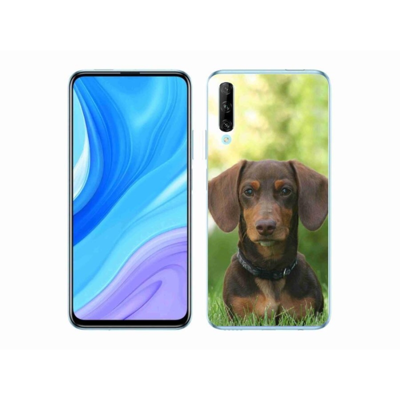 Gélový obal mmCase na mobil Huawei P Smart Pro (2019) - hnedý jazvečík