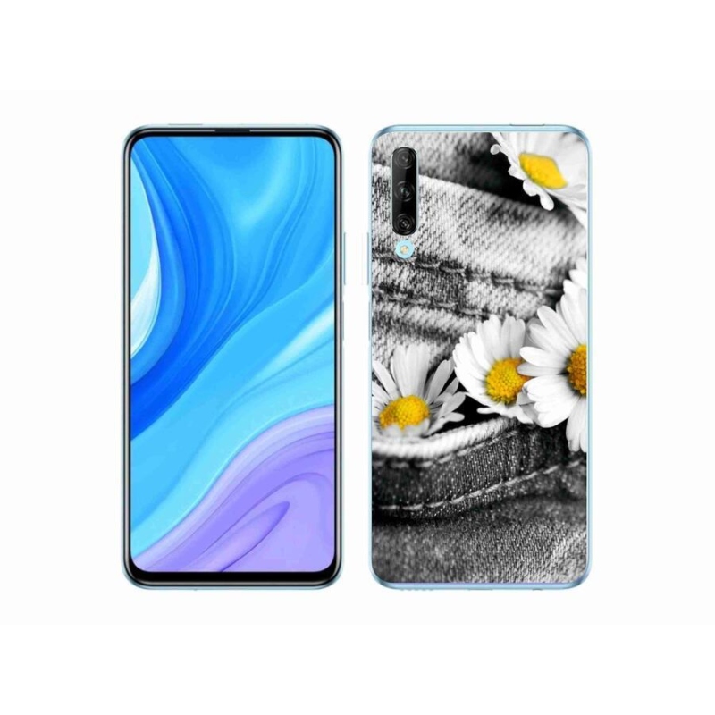 Gélový obal mmCase na mobil Huawei P Smart Pro (2019) - margaréty