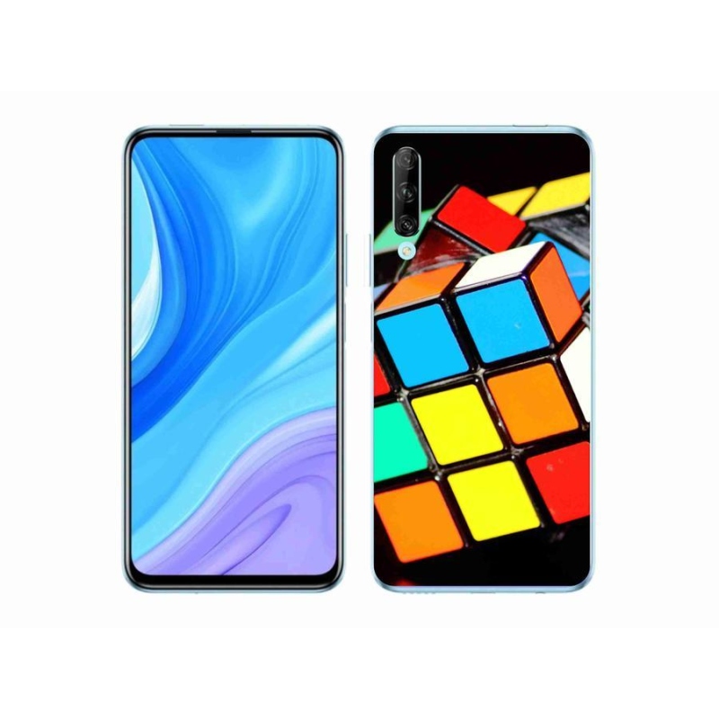Gélový obal mmCase na mobil Huawei P Smart Pro (2019) - rubikova kocka