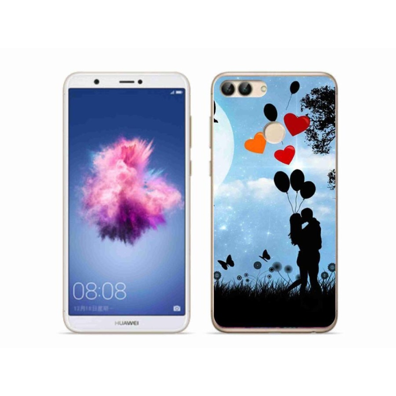 Gélový obal mmCase na mobil Huawei P Smart - zamilovaný pár