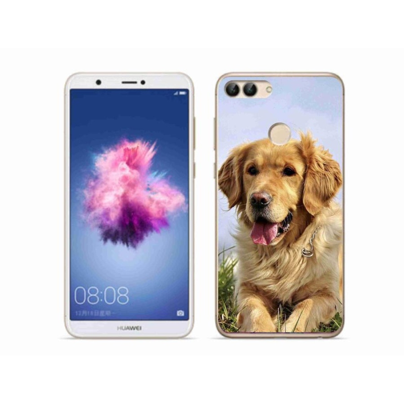 Gélový obal mmCase na mobil Huawei P Smart - zlatý retriever