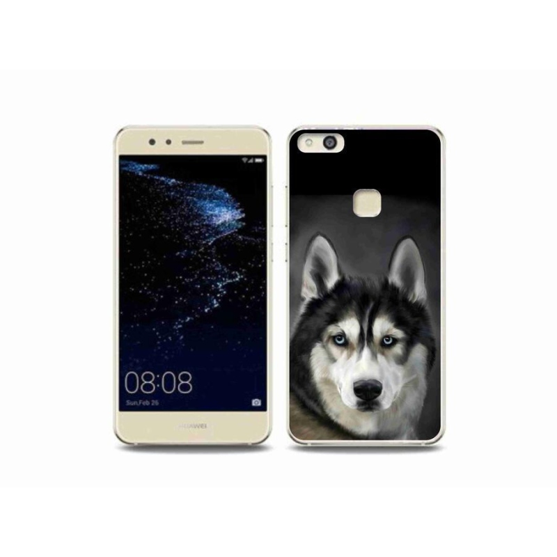 Gélový obal mmCase na mobil Huawei P10 Lite - husky