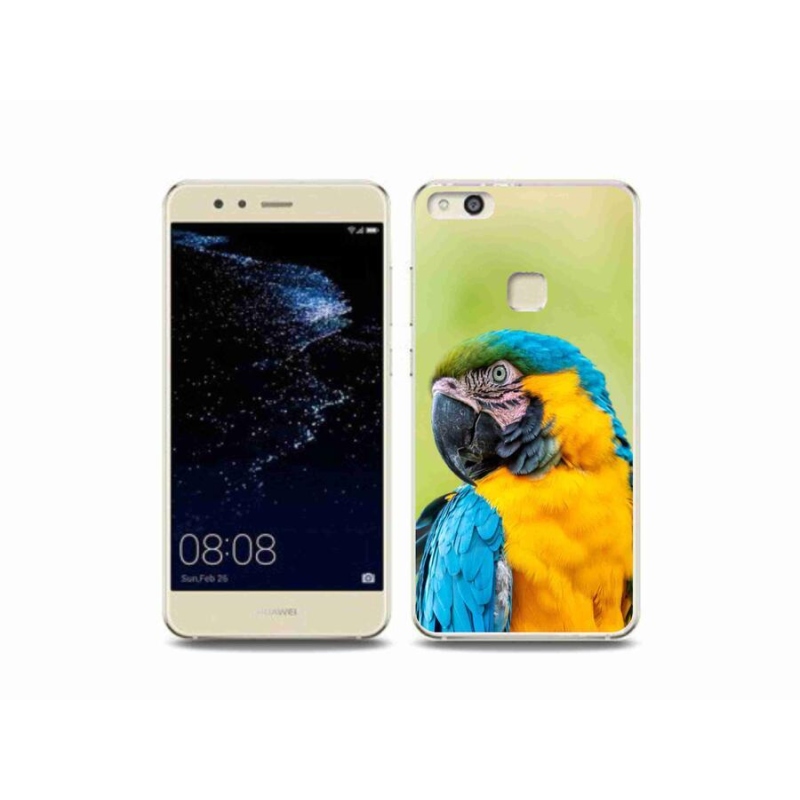 Gélový obal mmCase na mobil Huawei P10 Lite - papagáj ara 2