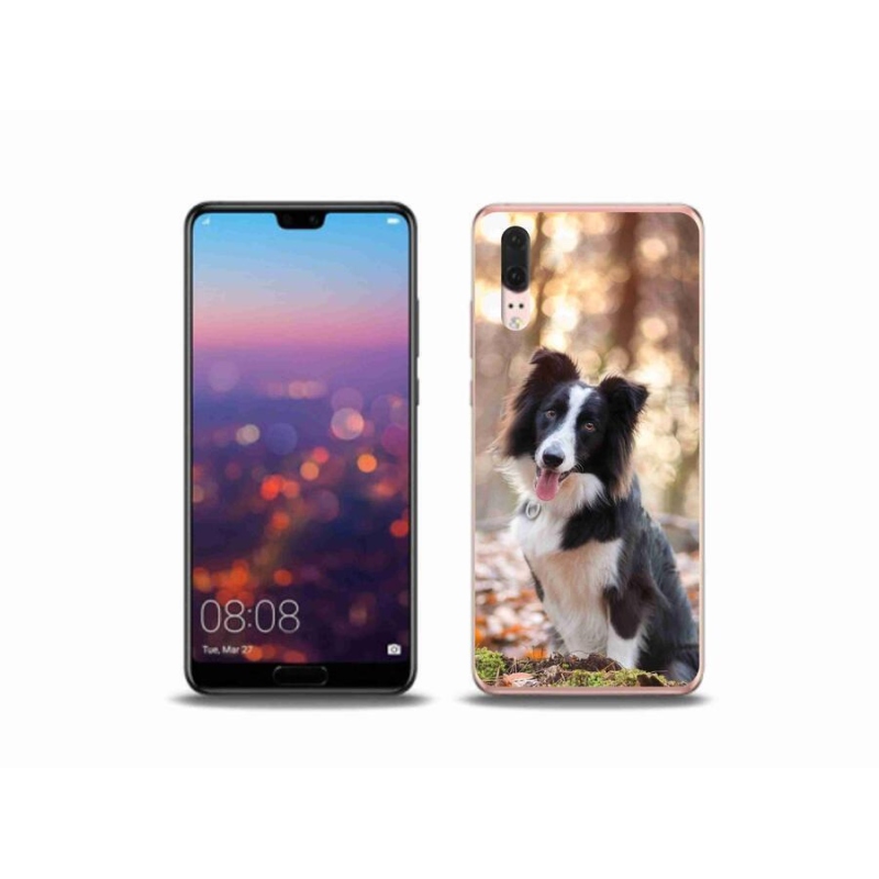 Gélový obal mmCase na mobil Huawei P20 - border kólie 1