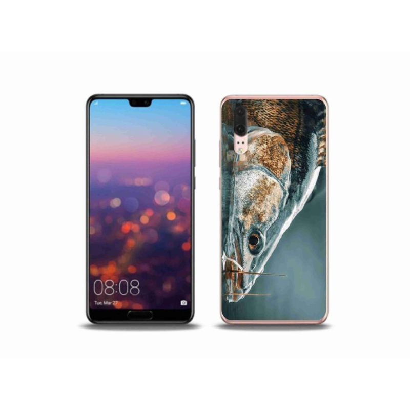 Gélový obal mmCase na mobil Huawei P20 - zubáč