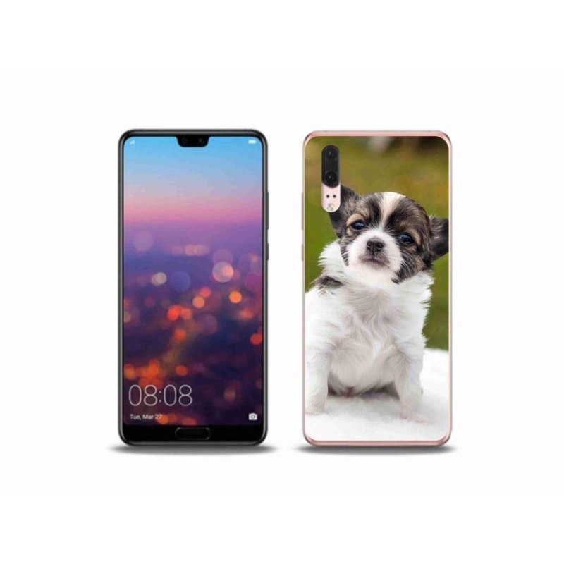 Gélový obal mmCase na mobil Huawei P20 - čivava 4