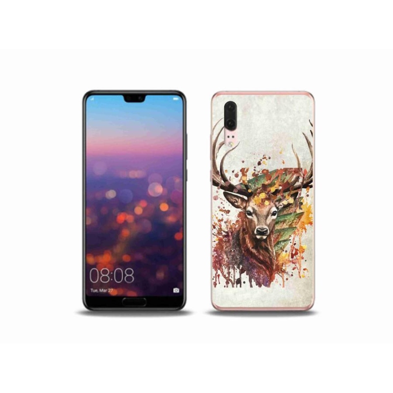 Gélový obal mmCase na mobil Huawei P20 - jeleň 1