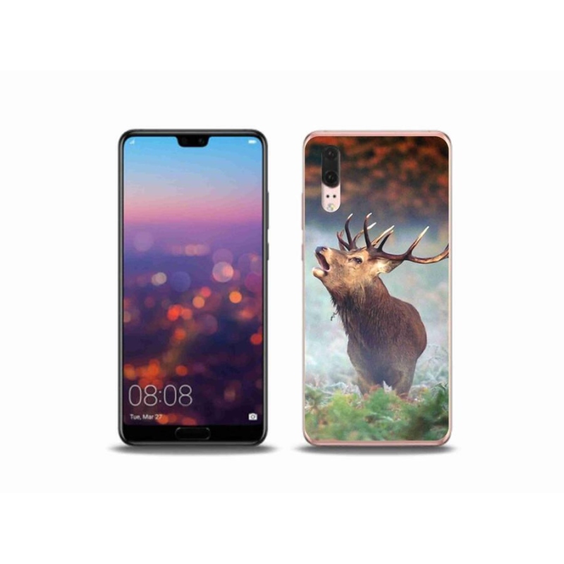 Gélový obal mmCase na mobil Huawei P20 - jeleň 2