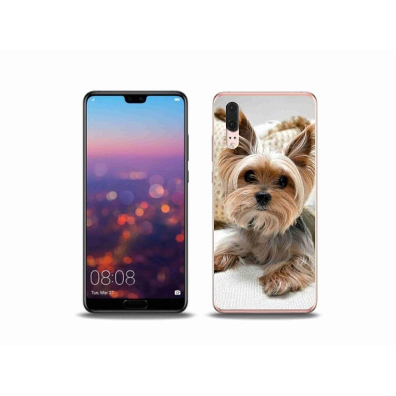 Gélový obal mmCase na mobil Huawei P20 - jorkšír 5