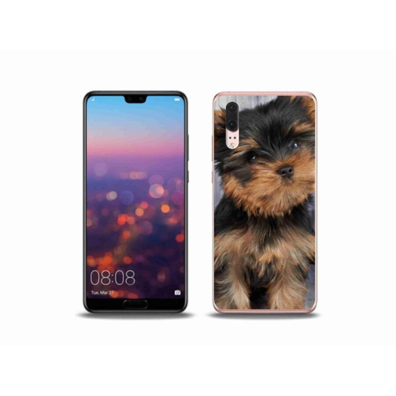 Gélový obal mmCase na mobil Huawei P20 - jorkšír 9