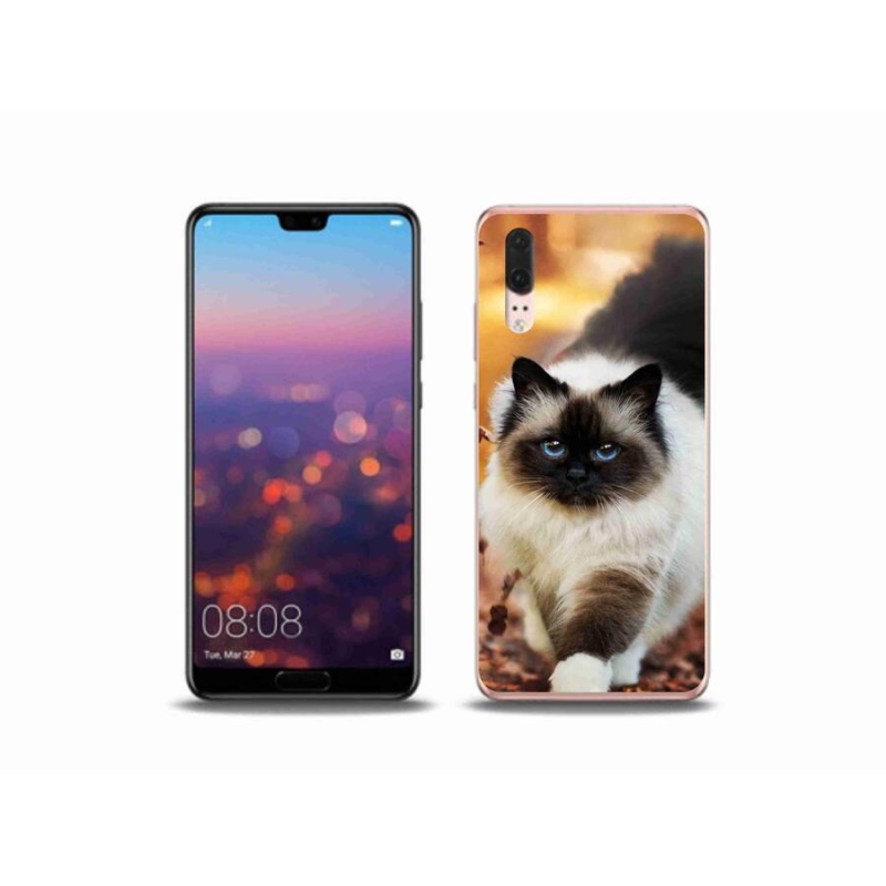 Gélový obal mmCase na mobil Huawei P20 - mačka 1