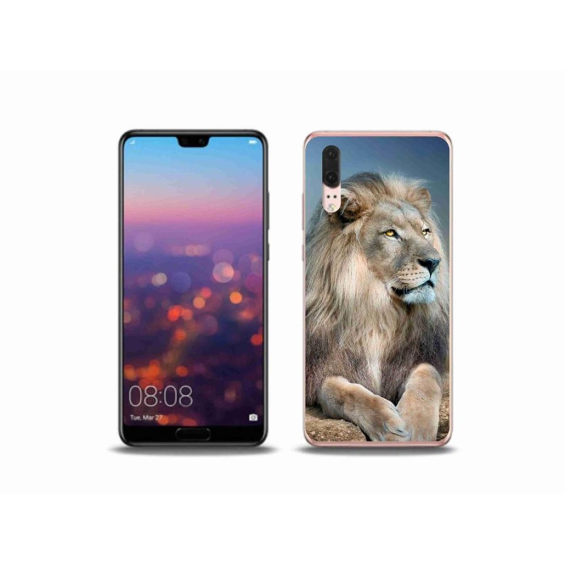 Gélový obal mmCase na mobil Huawei P20 - lev 1