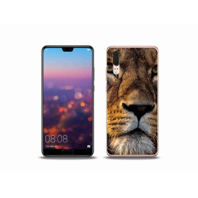 Gélový obal mmCase na mobil Huawei P20 - lev