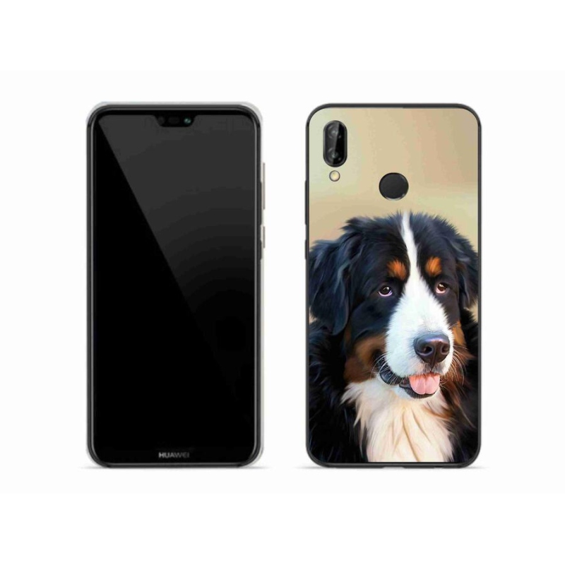 Gélový obal mmCase na mobil Huawei P20 Lite - bernský salašnícky pes