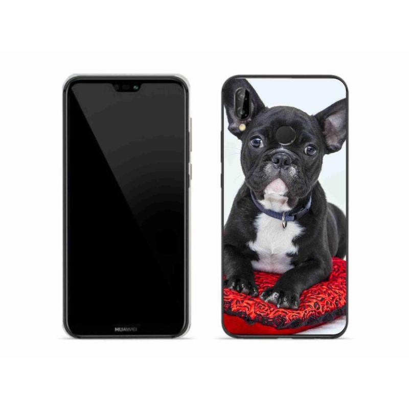 Gélový obal mmCase na mobil Huawei P20 Lite - buldog