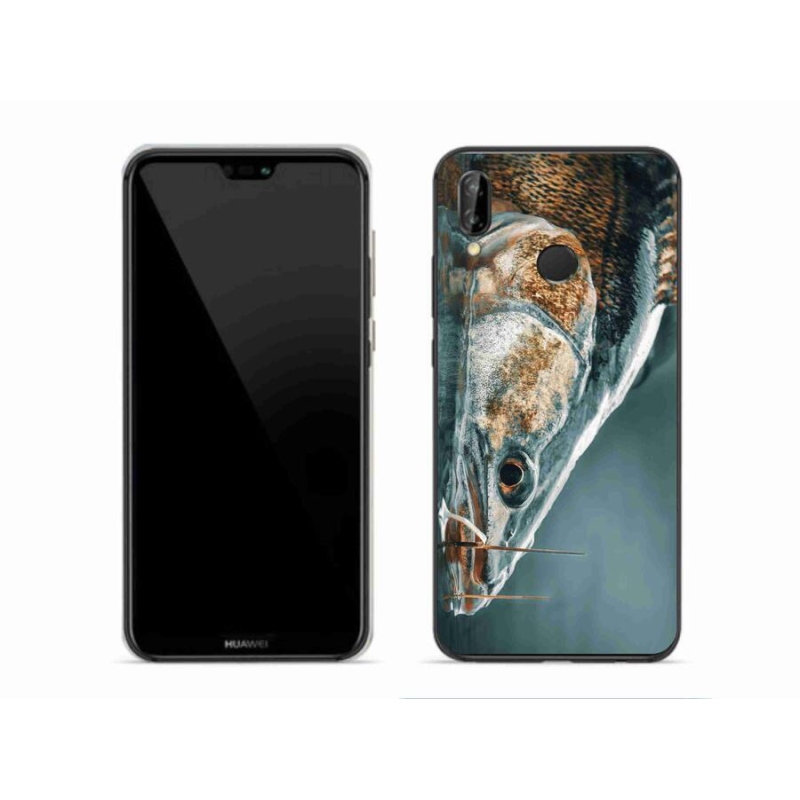 Gélový obal mmCase na mobil Huawei P20 Lite - zubáč