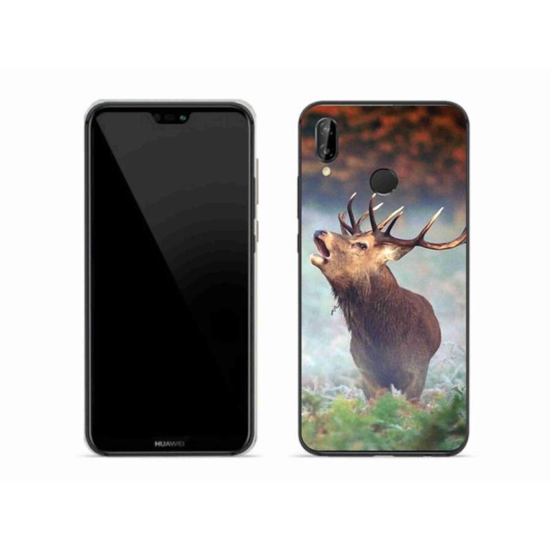 Gélový obal mmCase na mobil Huawei P20 Lite - jeleň 2