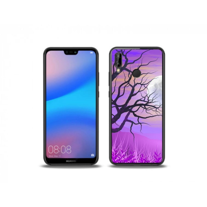 Gélový obal mmCase na mobil Huawei P20 Lite - kreslený opadané strom