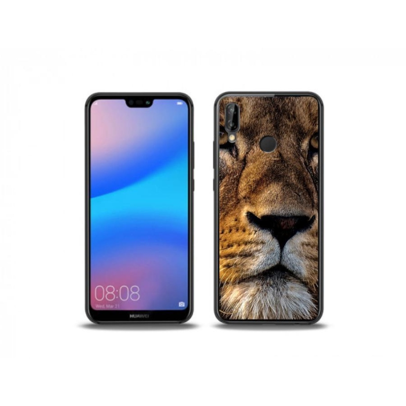 Gélový obal mmCase na mobil Huawei P20 Lite - lev