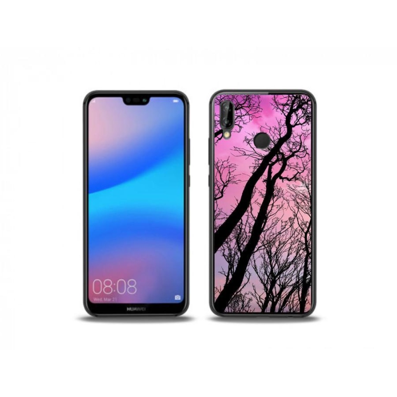 Gélový obal mmCase na mobil Huawei P20 Lite - opadané stromy