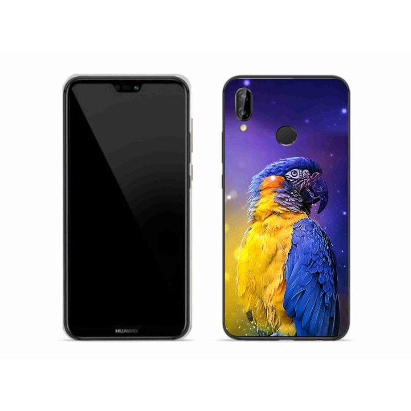 Gélový obal mmCase na mobil Huawei P20 Lite - papagáj ara 1