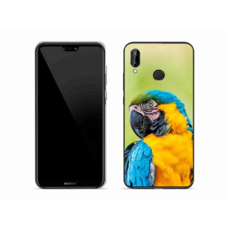 Gélový obal mmCase na mobil Huawei P20 Lite - papagáj ara 2